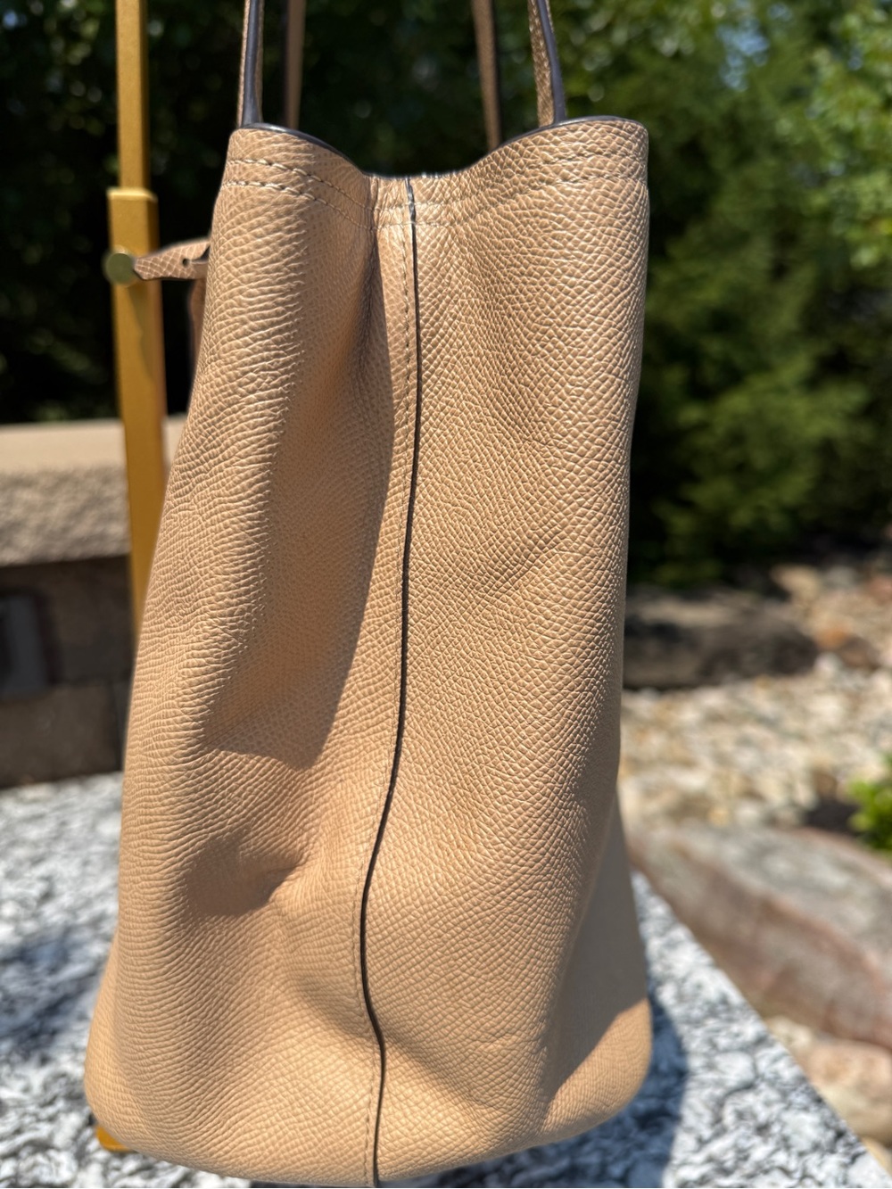 Coach Kitt Carryall Tote in Crossgrain leather Preloved - Picture 6 of 16